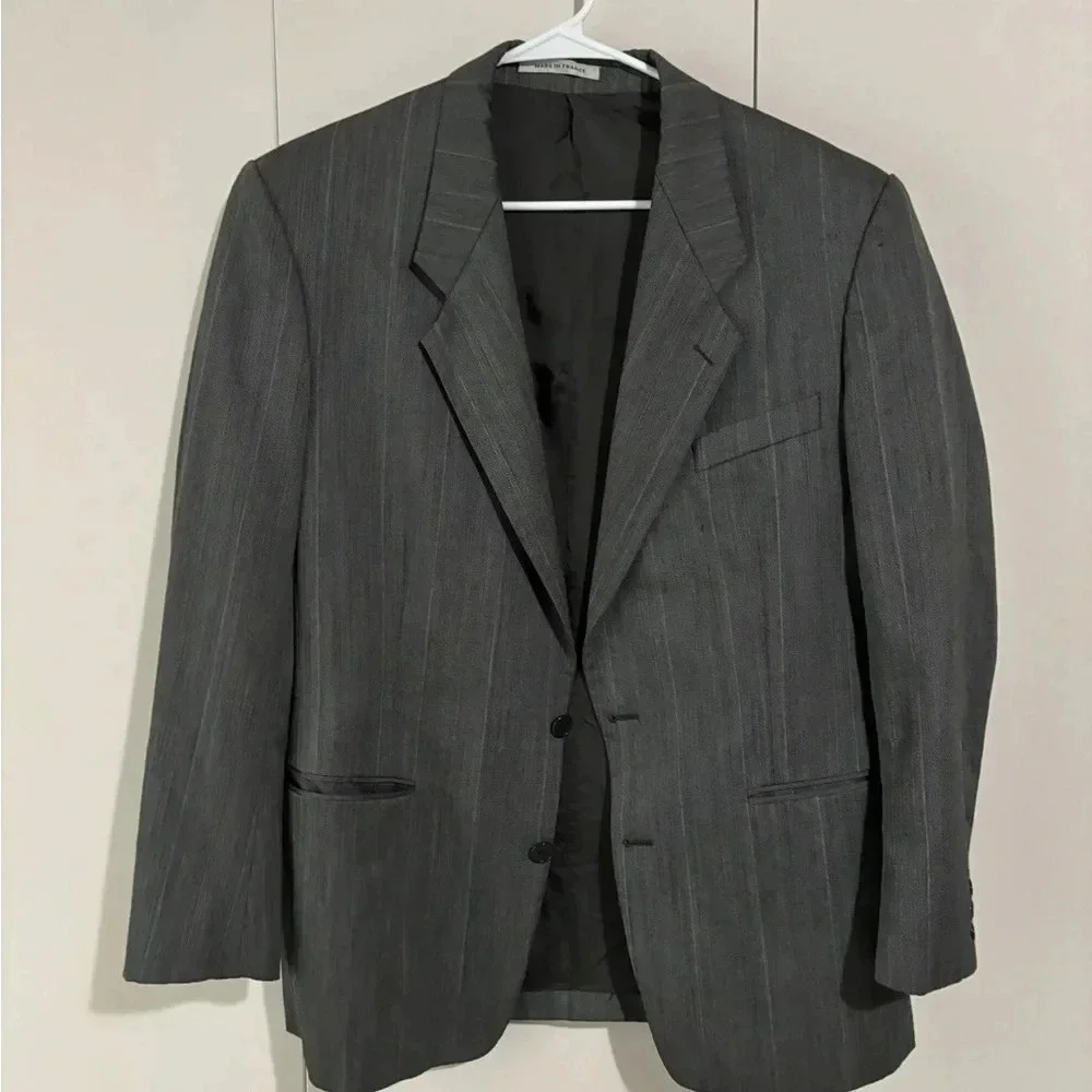 YSL for fashion bar wool blazer​